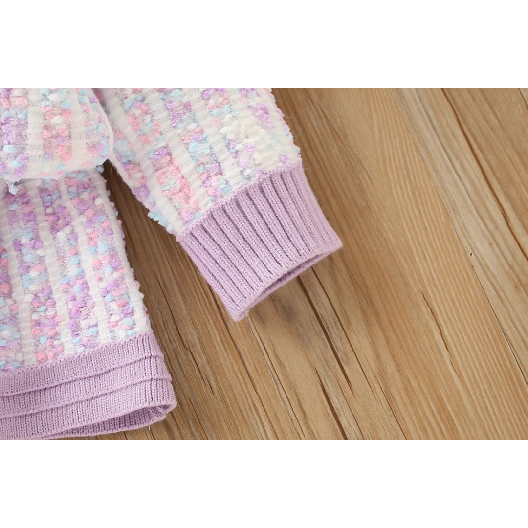 Strickset im Tweed Look "Chaneli"