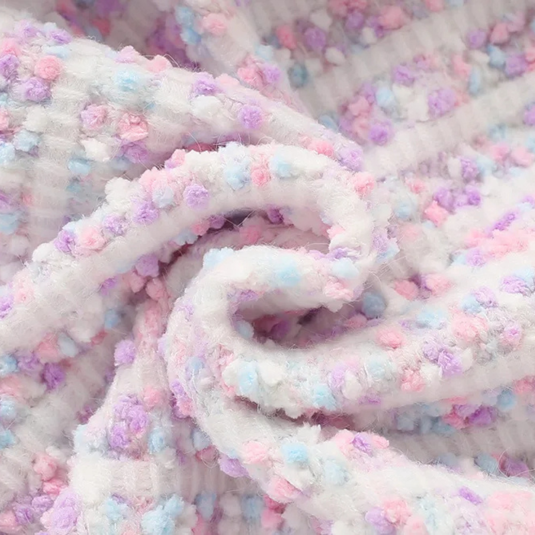 Strickset im Tweed Look "Chaneli"