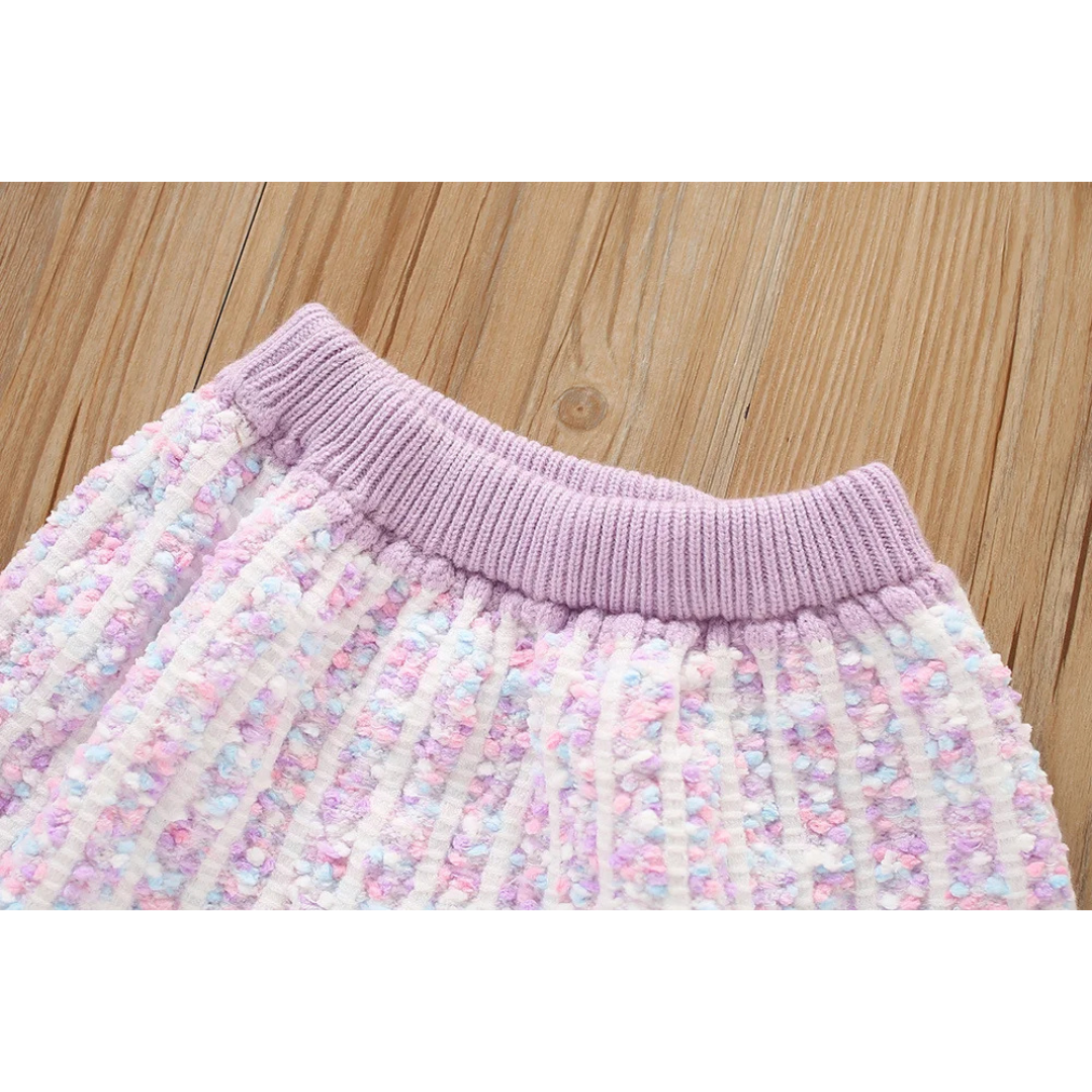 Strickset im Tweed Look "Chaneli"