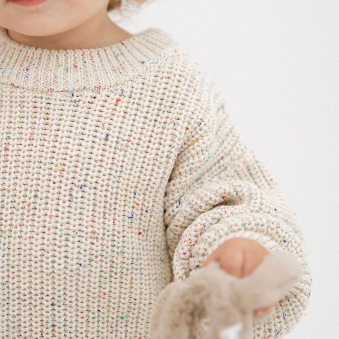 Grobstrickpullover "Konfetti"