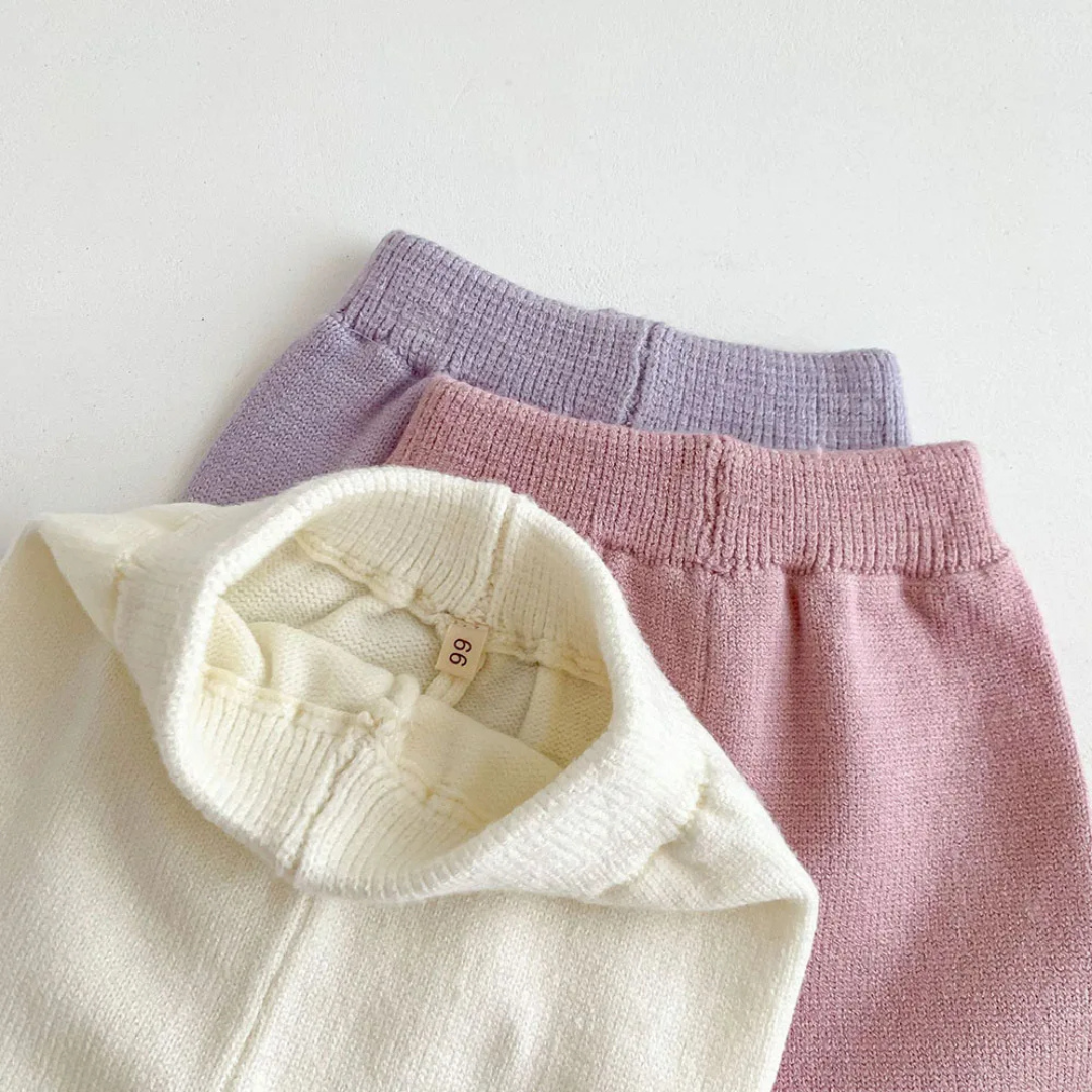 Strickset mit Herzen "Amore"