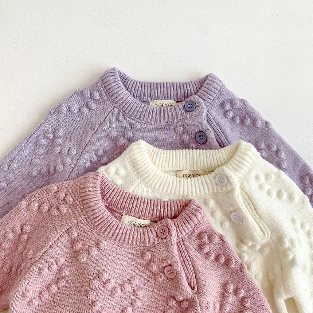 Strickset mit Herzen "Amore"