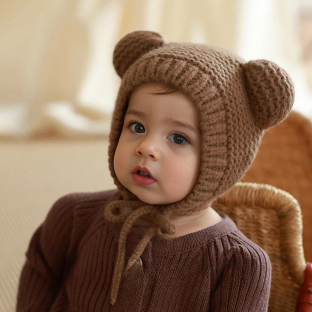 Gehäkelte Bärchemütze "Adore me"