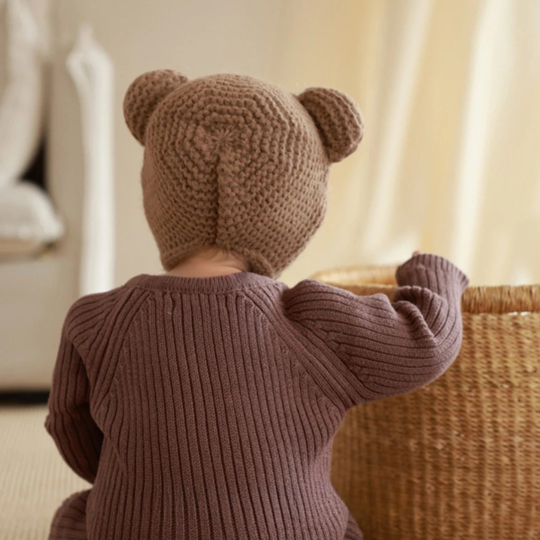 Gehäkelte Bärchemütze "Adore me"