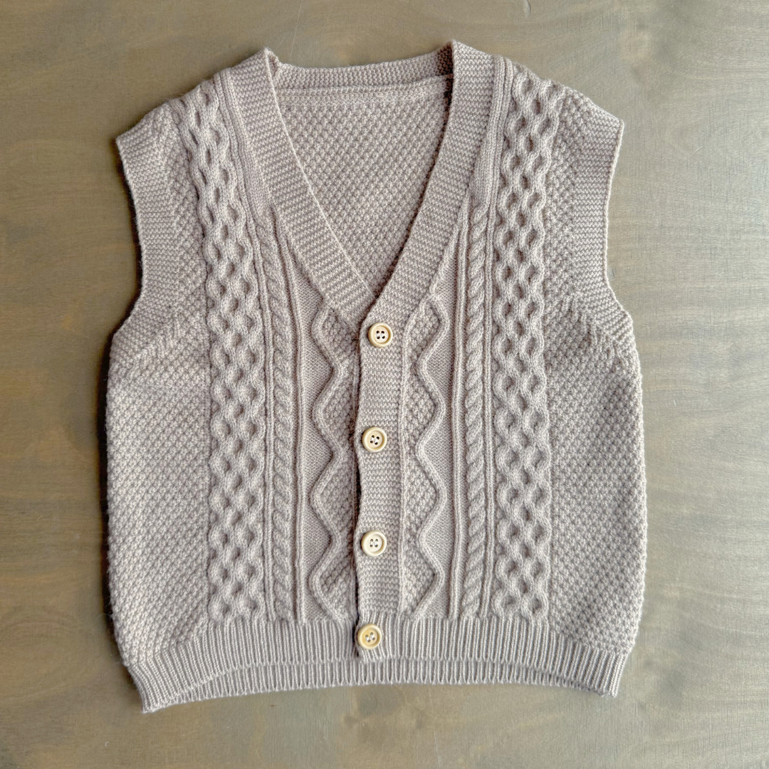 Zopfstrickweste "Elite"