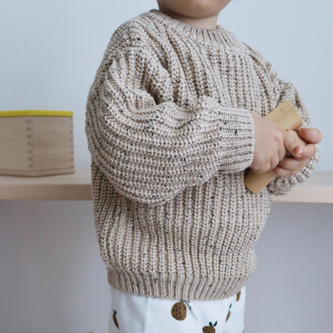 Grobstrickpullover "Konfetti"