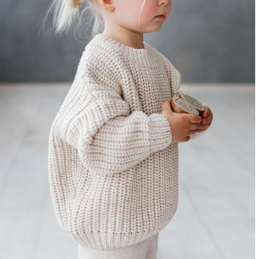 Grobstrickpullover "Konfetti"