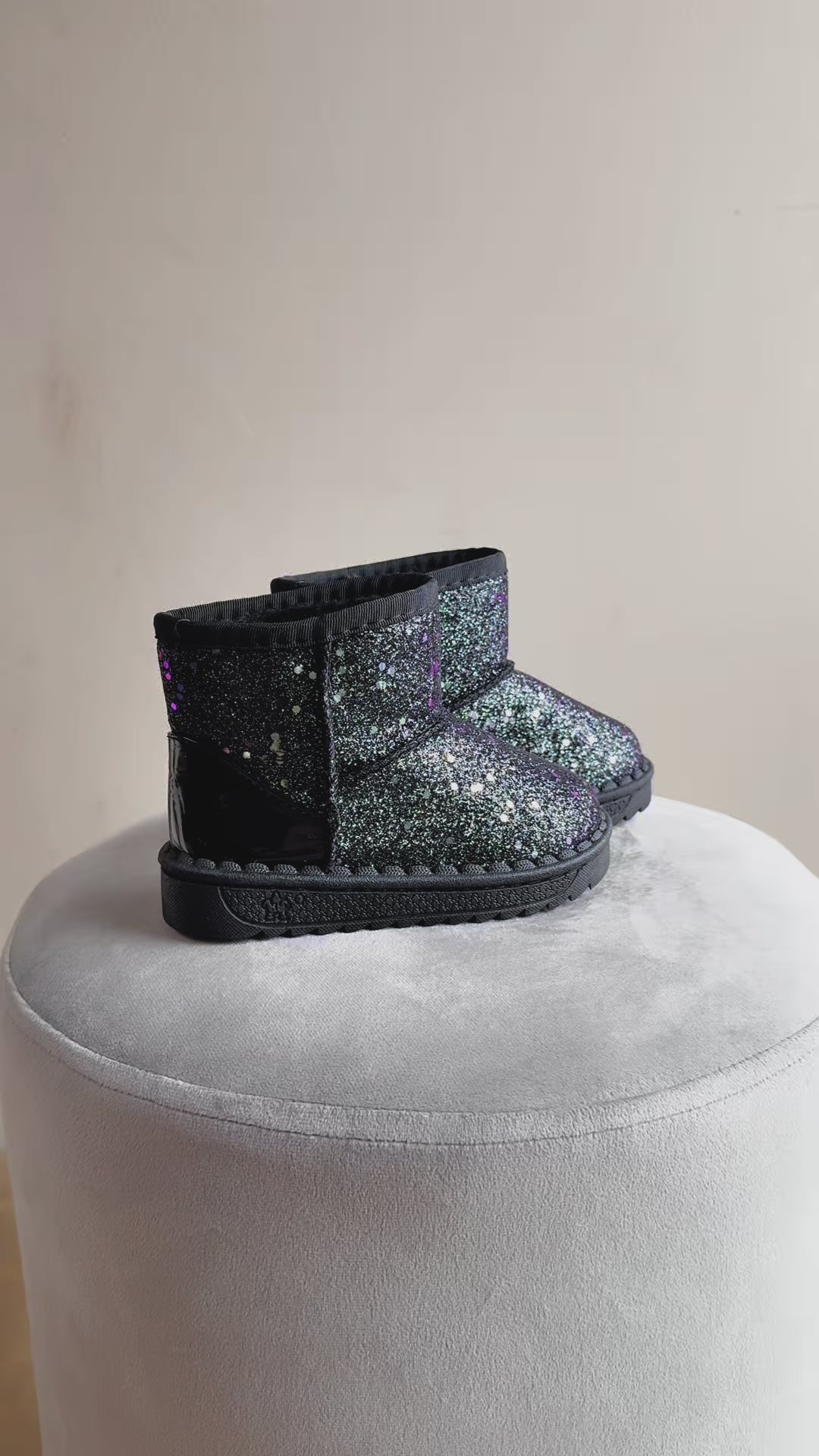 glitter boots